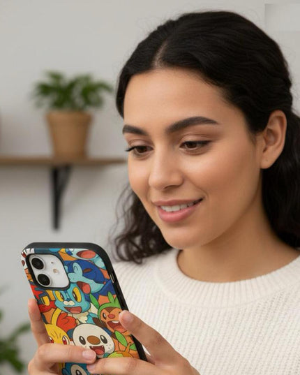 Case Antishock para celular Pokémon