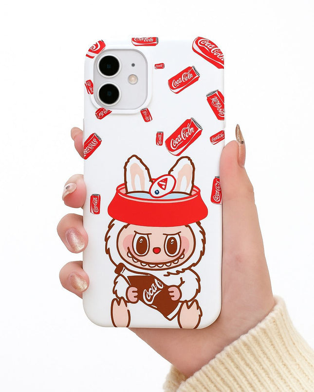 Case Antishock para celular Labubu Coca Cola lover - Woman Case