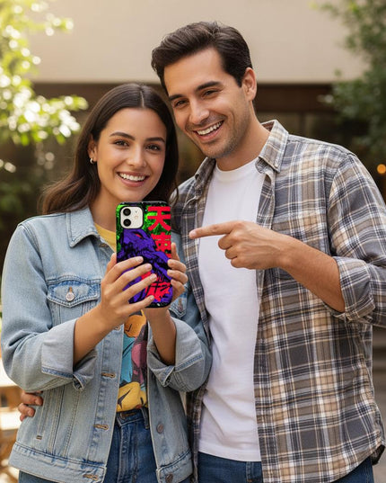 Case Antishock para celular Evangelion ll