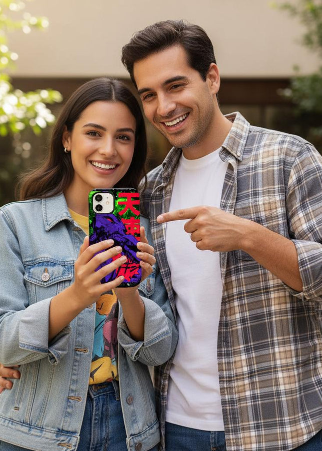 Case Antishock para celular Evangelion ll