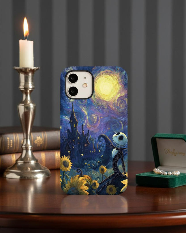 Case Antishock para celular Jack Skellington