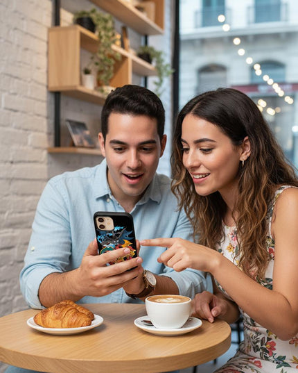 Case Antishock para celular  Evolución Pokémon