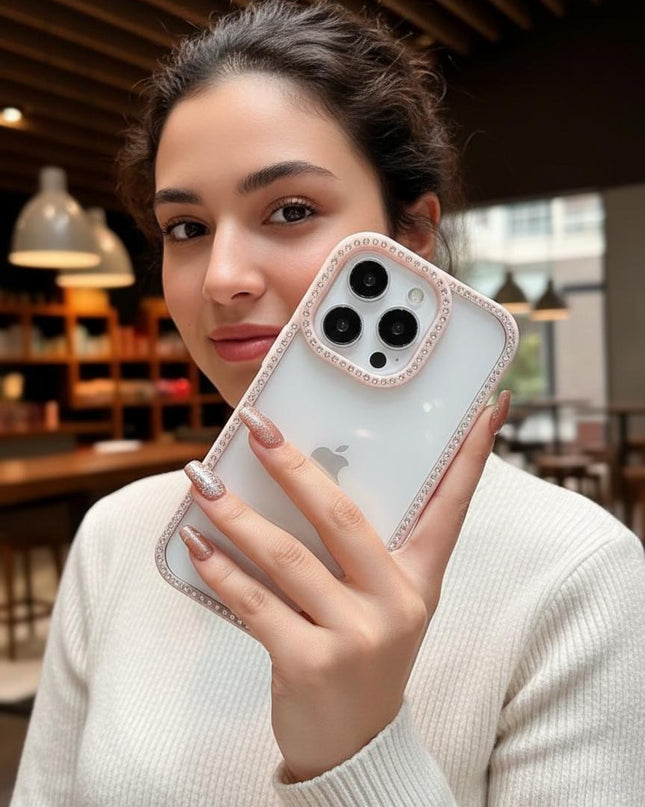 Funda de lujo, imitación diamantes – Brilla con estilo y protección total