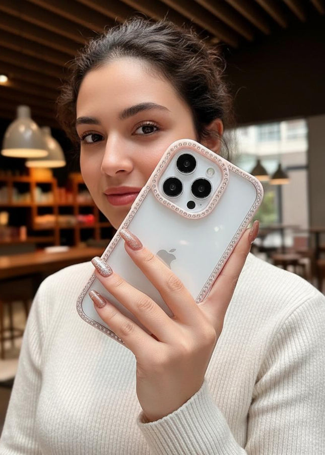 Funda de lujo, imitación diamantes – Brilla con estilo y protección total