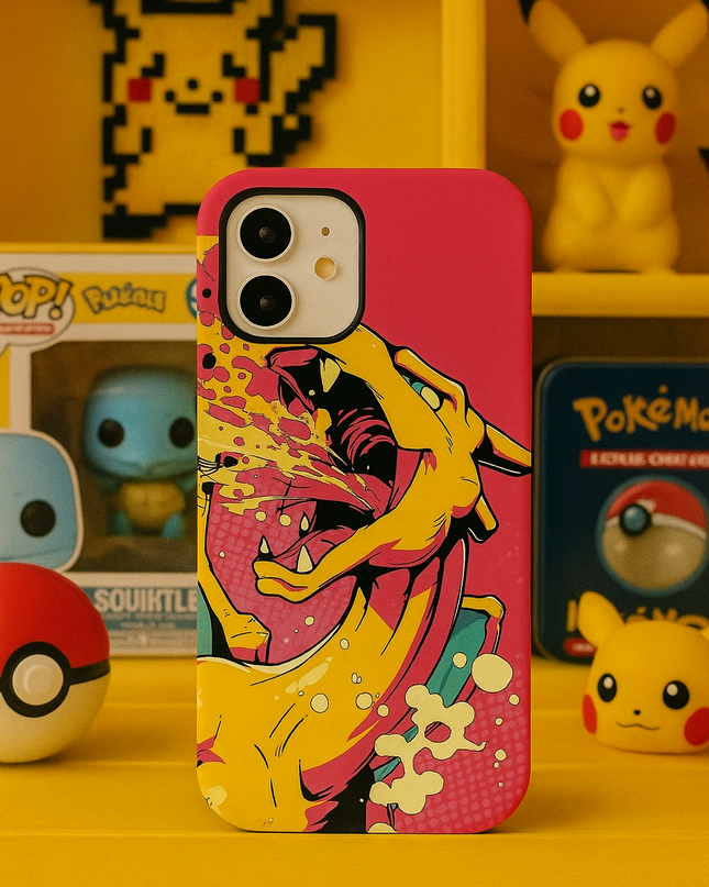 Case Antishock para celular Charizard