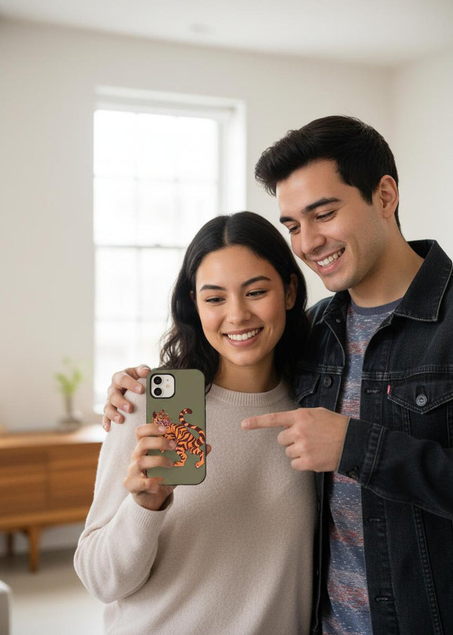 Case Antishock para celular Tigger