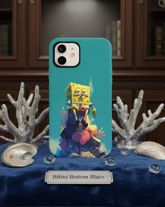 Case Antishock para celular Bob Esponja