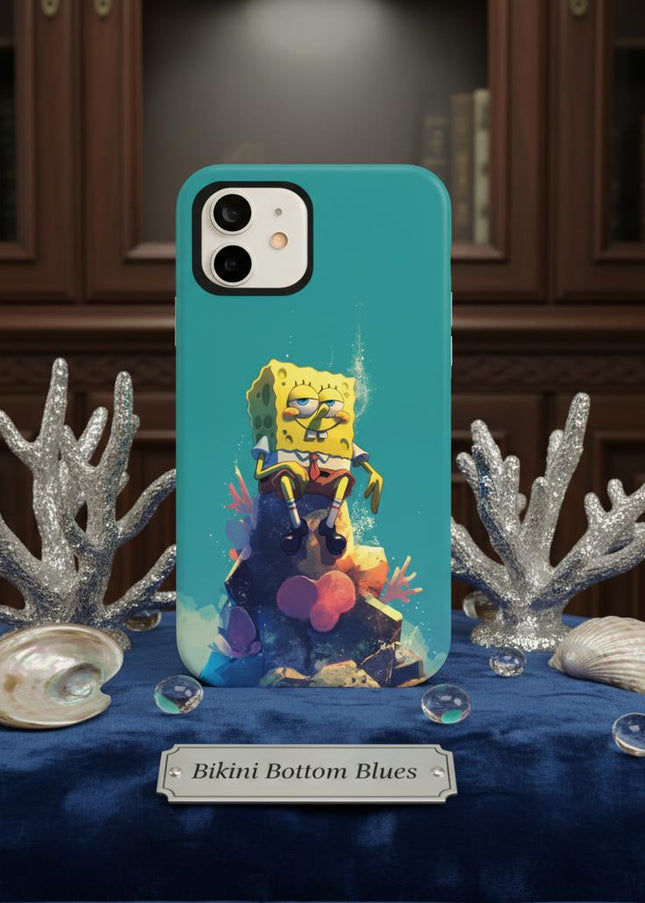 Case Antishock para celular Bob Esponja
