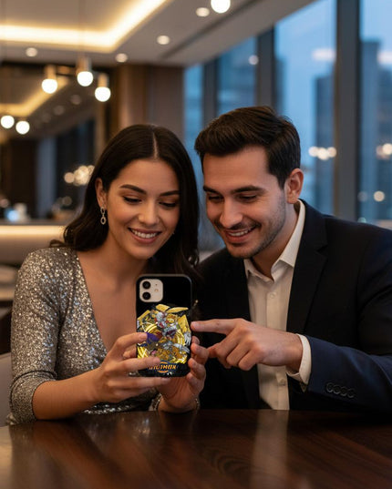 Case Antishock para celular Digimon