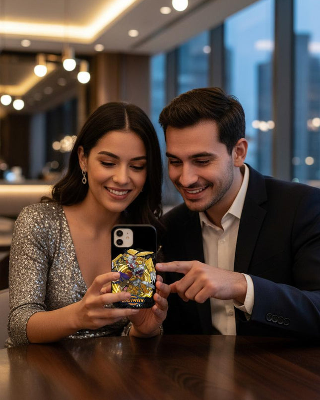 Case Antishock para celular Digimon