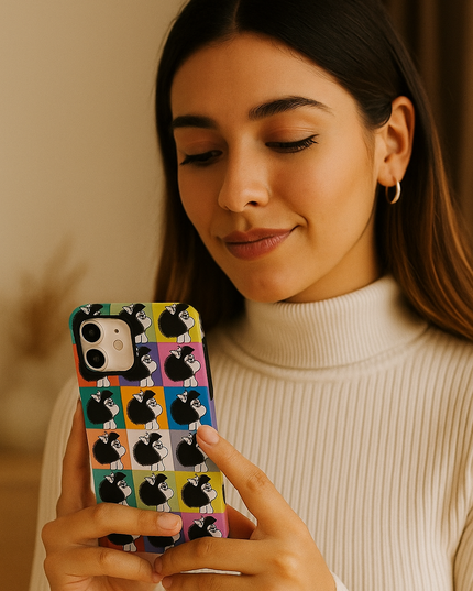 Case Antishock para celular Mafalda Multicolor - Womancase