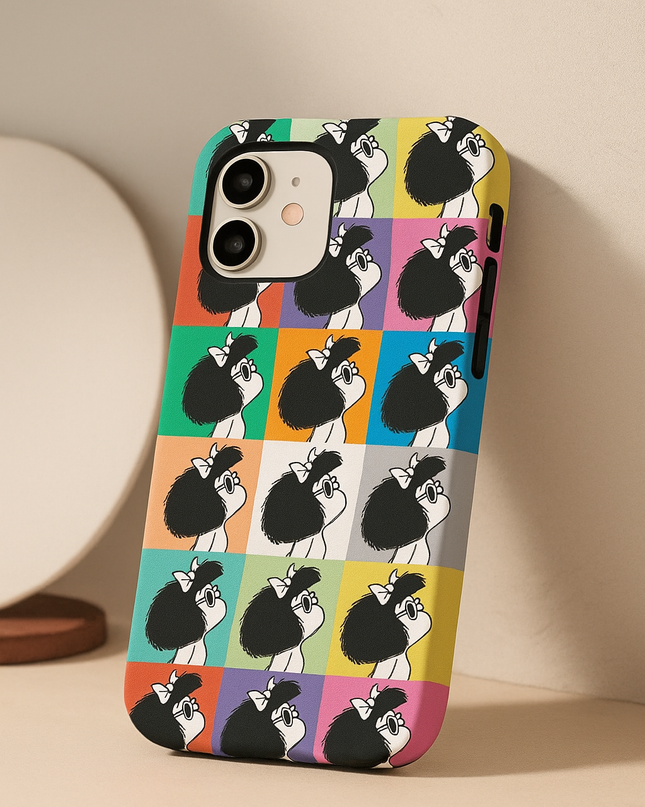 Case Antishock para celular Mafalda Multicolor - Womancase