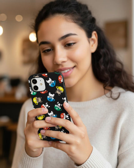 Case Antishock para celular Dogs - Womancase