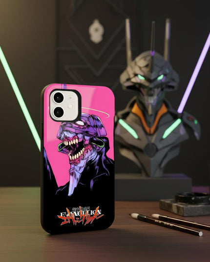 Case Antishock para celular Evangelion