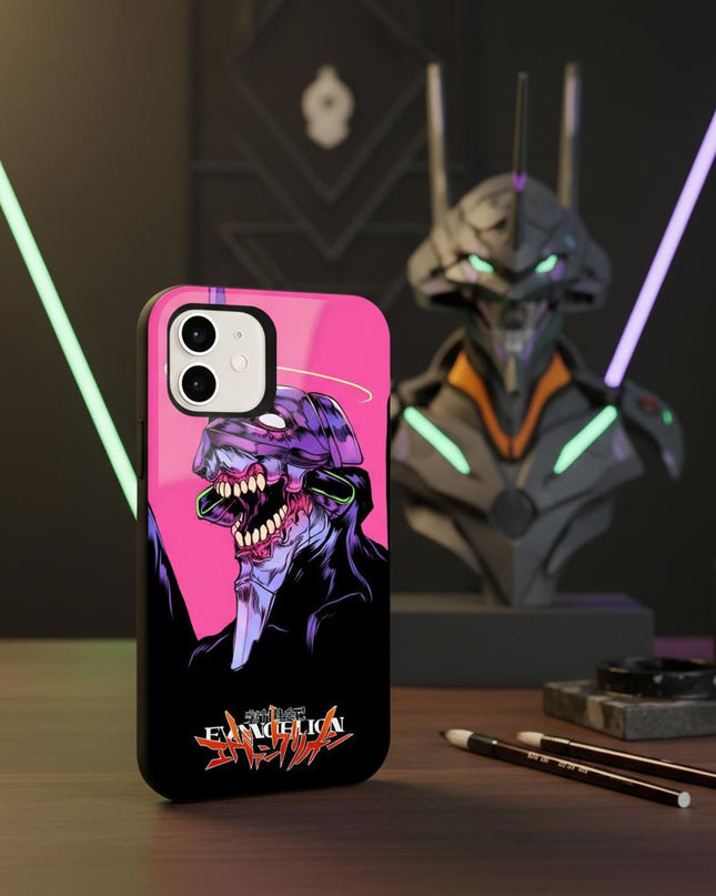 Case Antishock para celular Evangelion