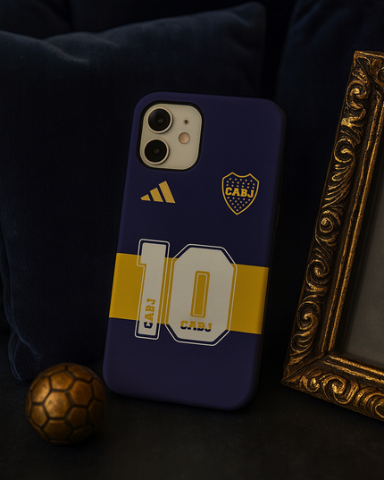 Case Antishock para celular Boca Juniors