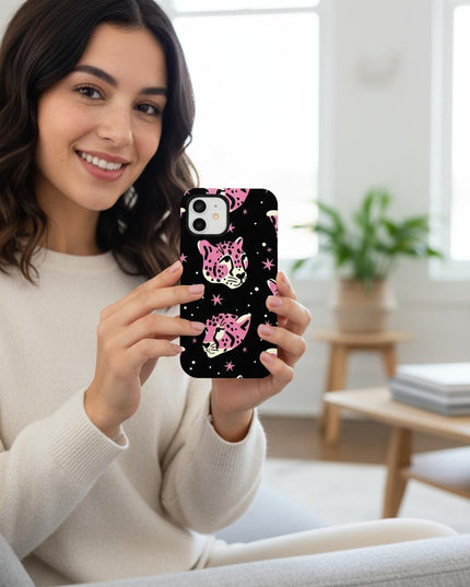 Case Antishock para celular Tiger Face