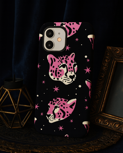 Case Antishock para celular Tiger Face