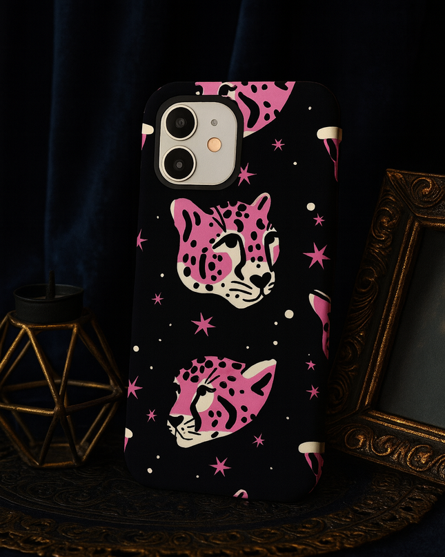 Case Antishock para celular Tiger Face