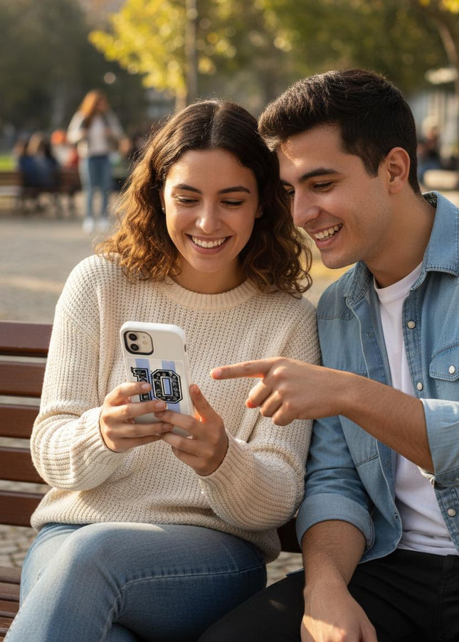 Case Antishock para celular "10"