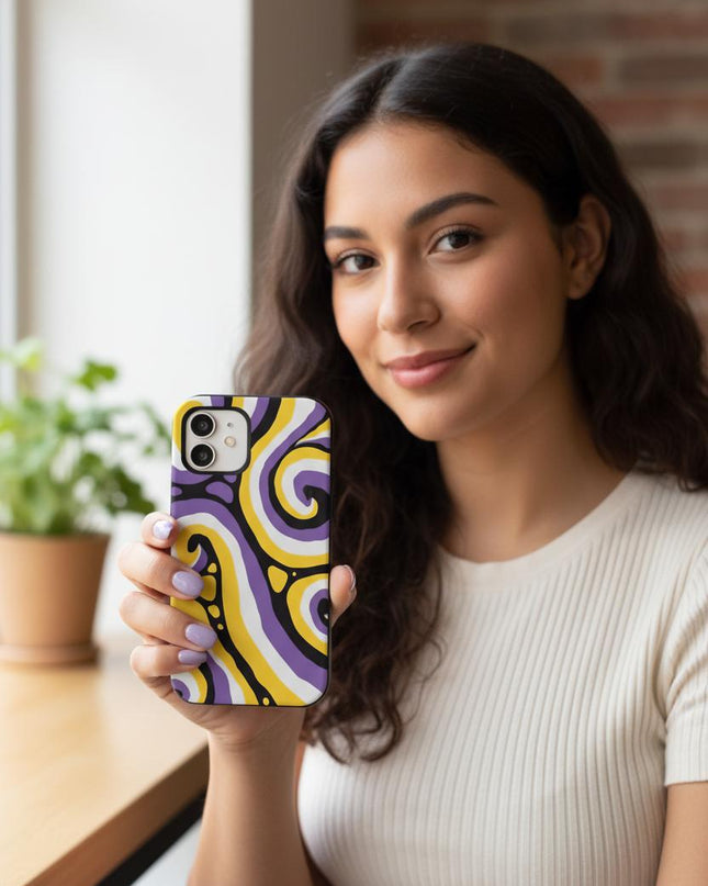 Case Antishock para celular Abstract