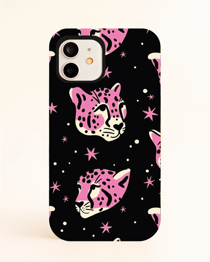 Case Antishock para celular Tiger Face