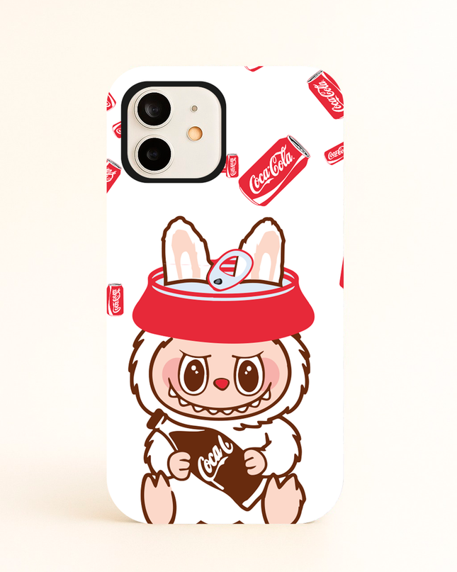 Case Antishock para celular Labubu Coca Cola lover - Woman Case