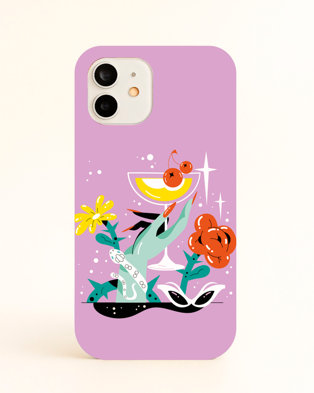 Case Antishock para celular con diseño abstracto – La última copa