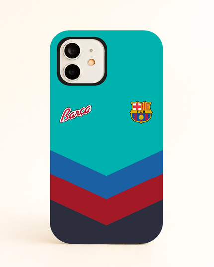 Case Antishock para celular Retro FC Barcelona - Woman Case
