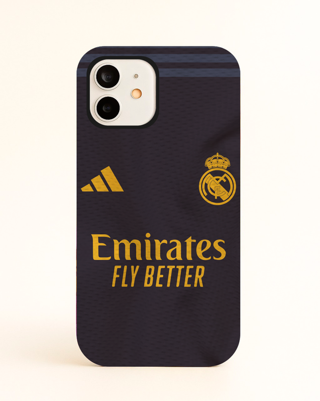 Case Antishock para celular Real Madrid