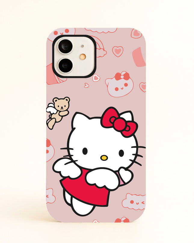 Case Antishock para celular Hello Kity - Woman Case