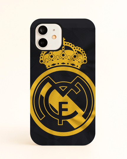 Case Antishock para celular Escudo Real Madrid