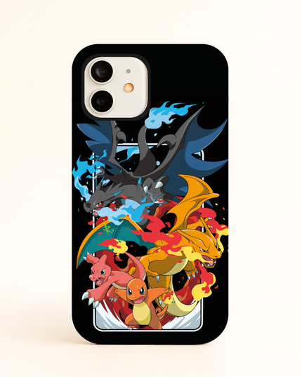 Case Antishock para celular  Evolución Pokémon