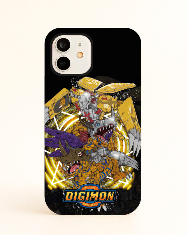 Case Antishock para celular Digimon