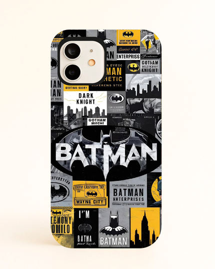 Case Antishock para celular Batman escudo