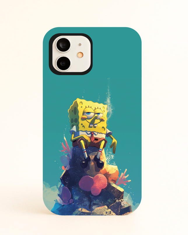 Case Antishock para celular Bob Esponja