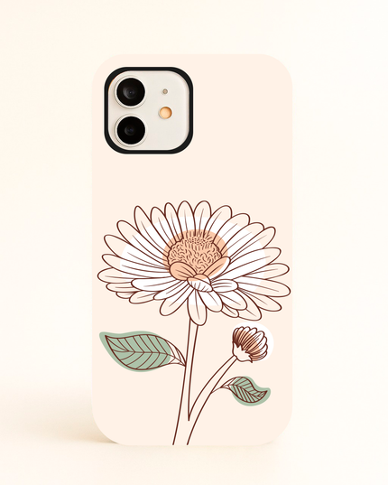 Case Antishock para celular Flor - Woman Case