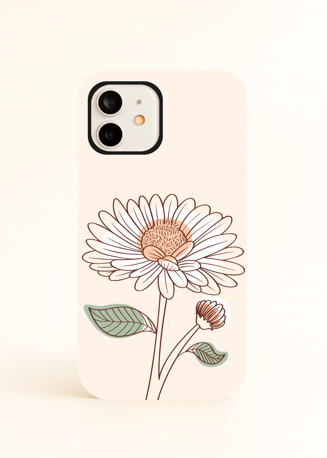 Case Antishock para celular Flor - Woman Case