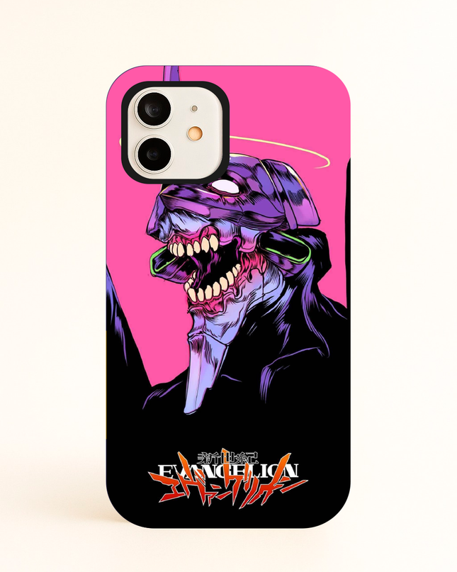 Case Antishock para celular Evangelion