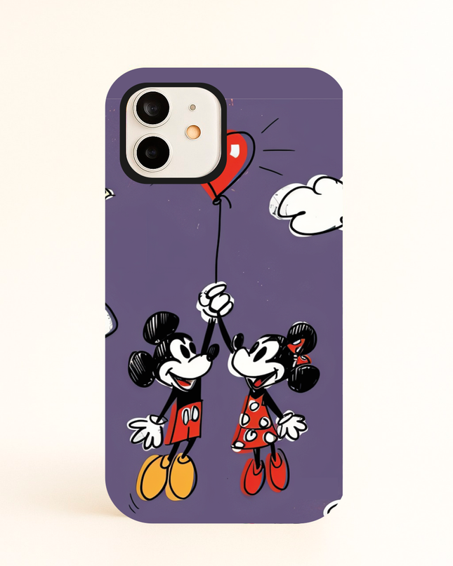 Case Antishock para celular San Valetin Mickey