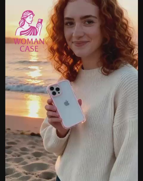 Funda minimalista con marco de color – Protección y estilo