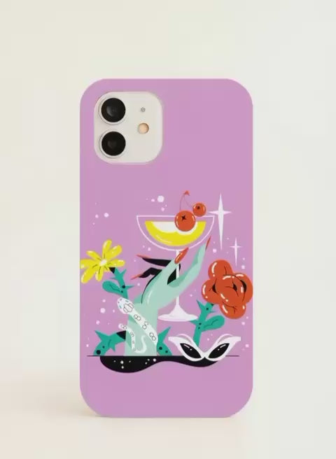 Case Antishock para celular con diseño abstracto – La última copa